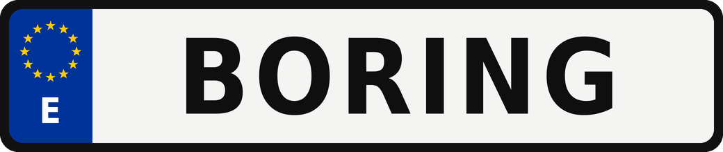 Spain: boring