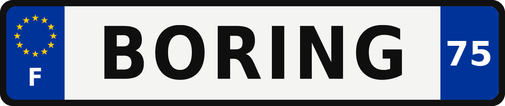 France: boring